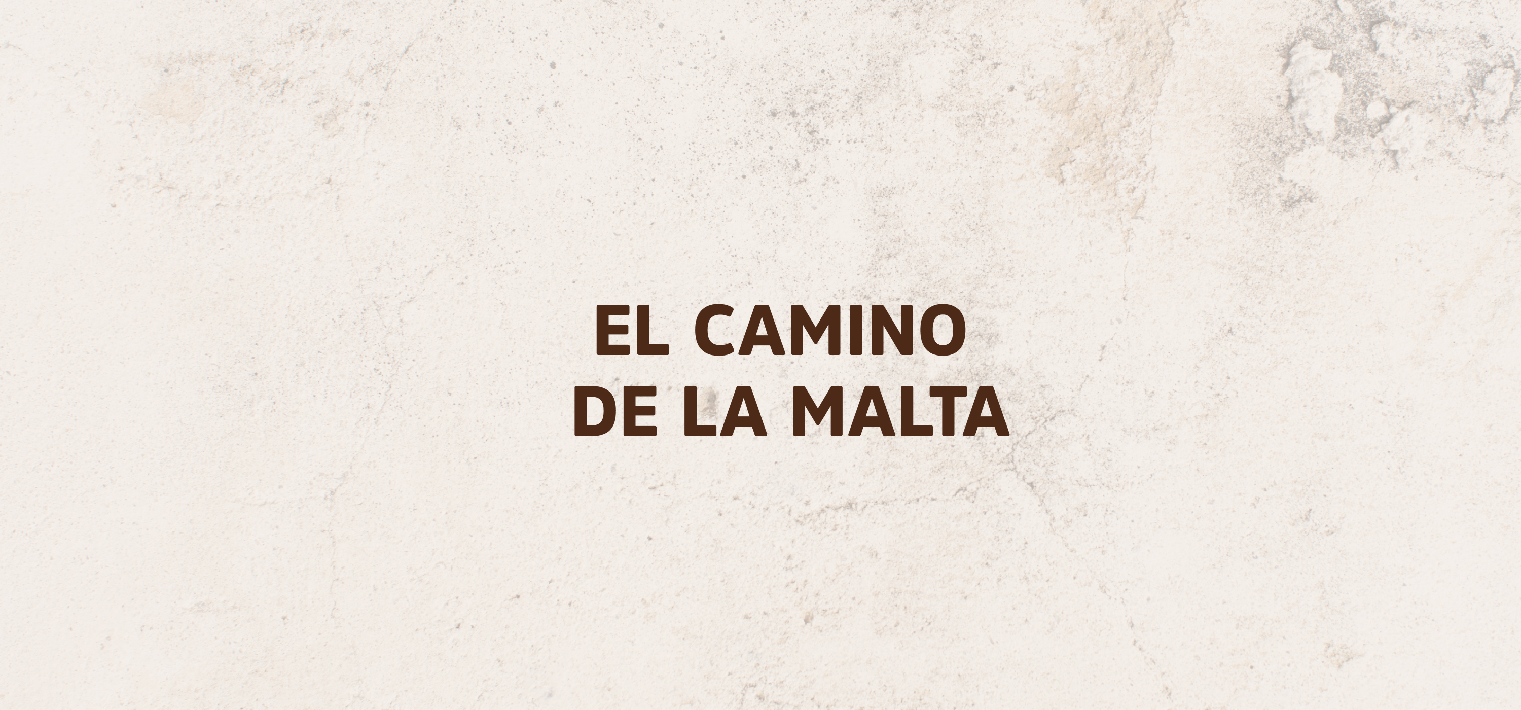 El camino de la malta